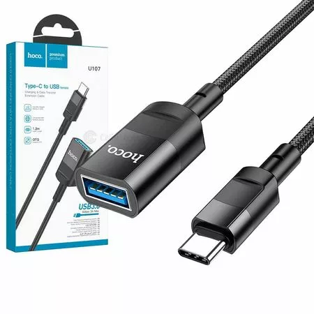 HOCO U107 TYPE-C MALE TO USB FEMALE EXTENSION CABLE